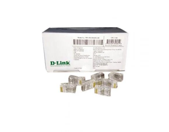 d link cat 5 rj 45 cable connector pack of 100 pieces d link cat 5 rj 45 cable connector pack of 100 pieces